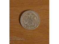 10 KREUZER 1870 godina AUSTRIA - UNGARIA - Argint