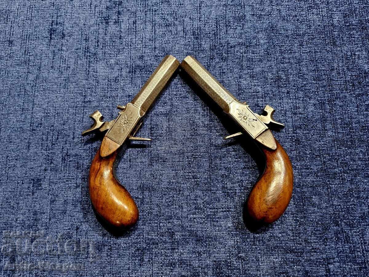 Beautiful Pair of Pistols. France 19th century with price 1190.00 BGN | € 608.44 Beautiful Pair of Pistols. France 19th century with price 1190.00 BGN | € 608.44