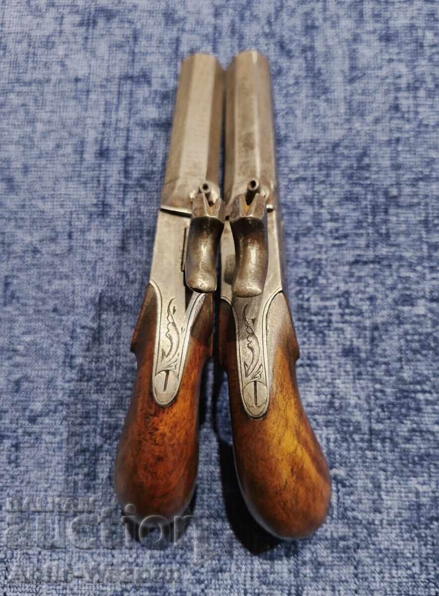 Delivery of Beautiful Pair of Pistols. France 19th century Delivery of Beautiful Pair of Pistols. France 19th century