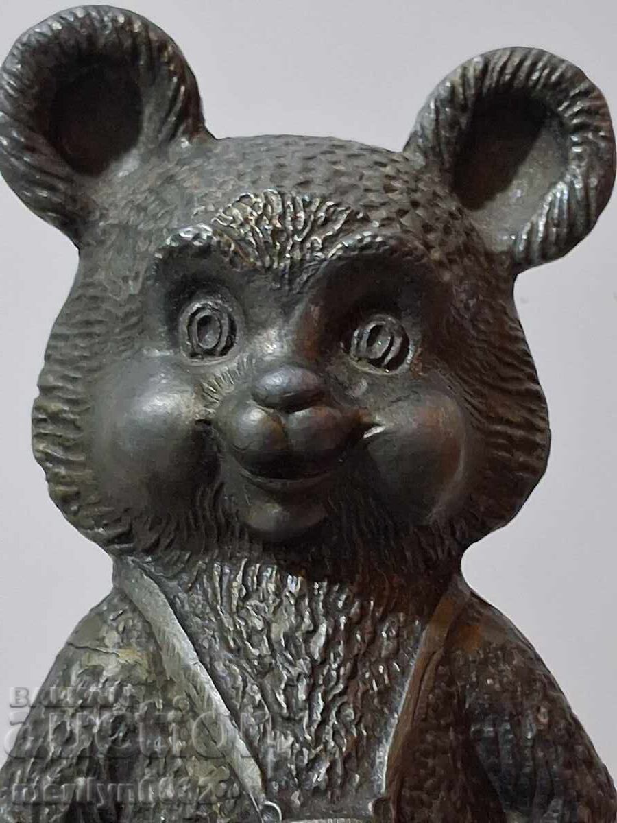 Παράδοση Στατούετα φιγούρα αρκουδάκι Μίσα Ολυμπιάδα Μόσχα 1980 godina