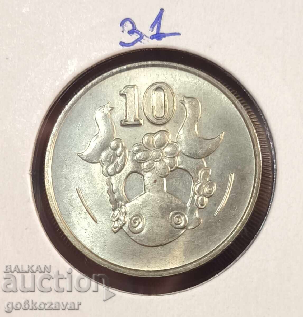 Κύπρος 10 σεντ 1985 UNC Κύπρος 10 σεντ 1985 UNC