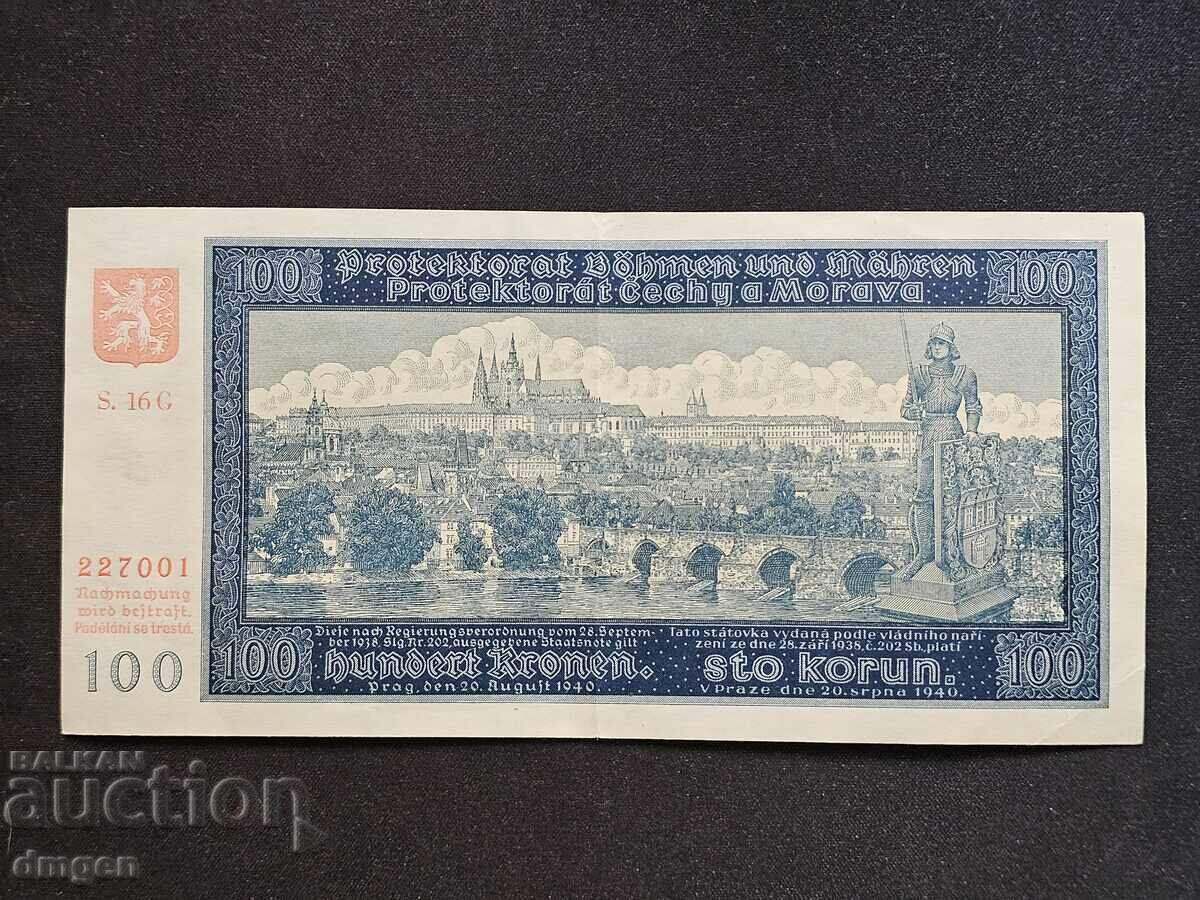 100 Korun Bohemia and Moravia 1940