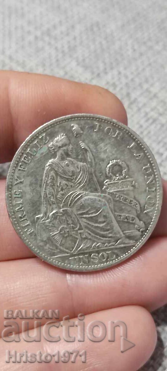 1 сол 1896 с цена 110.00 лв. | € 56.24