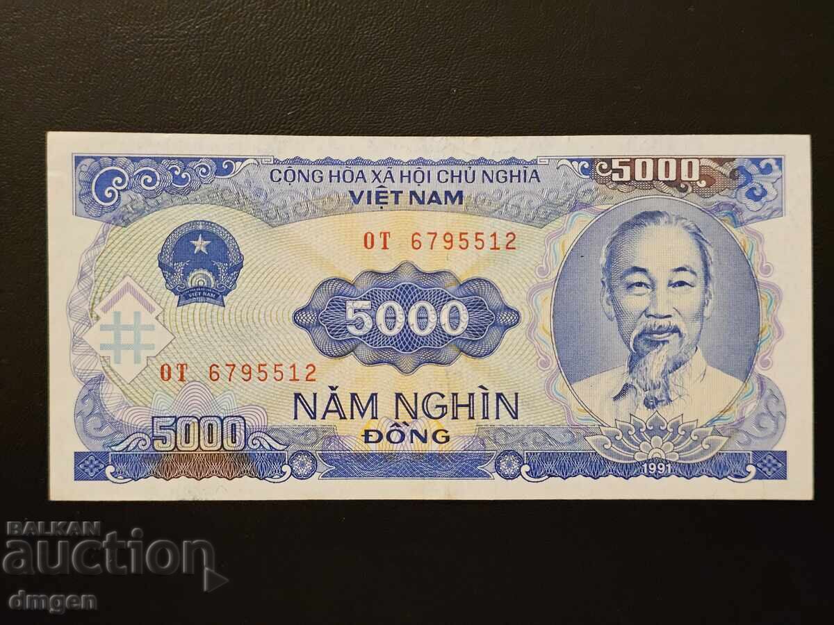 5000 VND Βιετνάμ 5000 VND Βιετνάμ