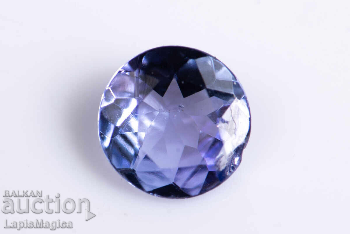Τανζανίτης 0.21ct 3.9mm στρογγυλή κοπή Τανζανίτης 0.21ct 3.9mm στρογγυλή κοπή