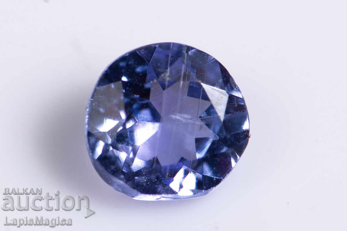 Τανζανίτης 0.26ct 3.8mm στρογγυλή κοπή Τανζανίτης 0.26ct 3.8mm στρογγυλή κοπή