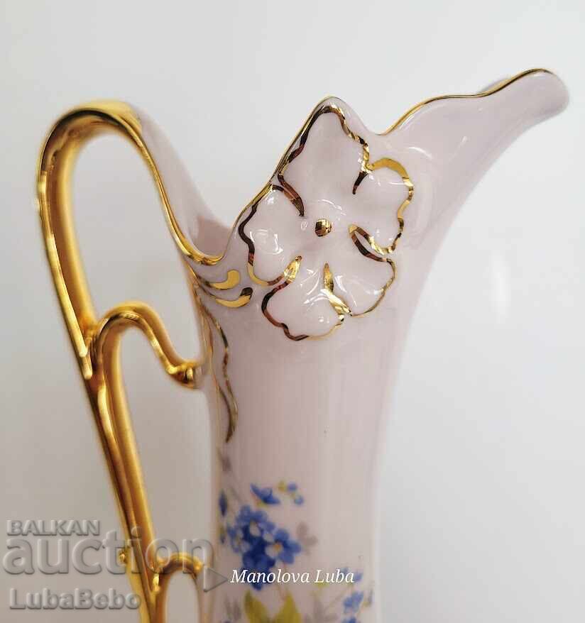 Pitcher with one handle, pink porcelain H & C Czechoslovakia with price 150.00 BGN | € 76.69