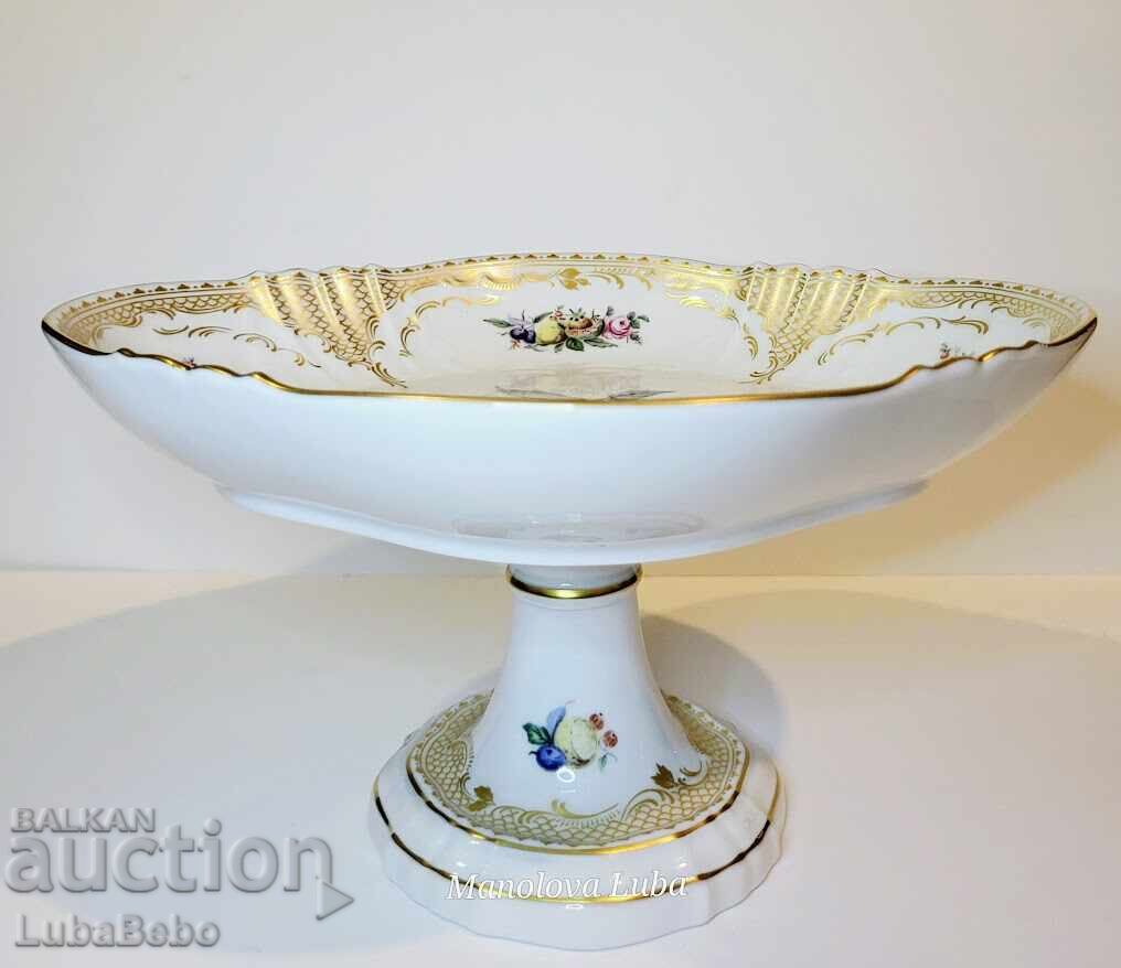 Porcelain fruit bowl on a pedestal AL-KA Kaiser