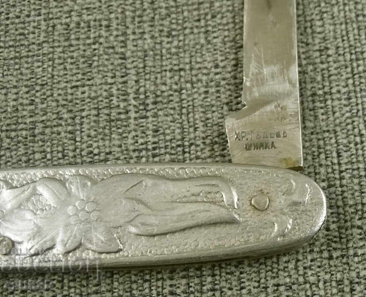 Delivery of Old pocket knife, knife, Shipka with edelweiss