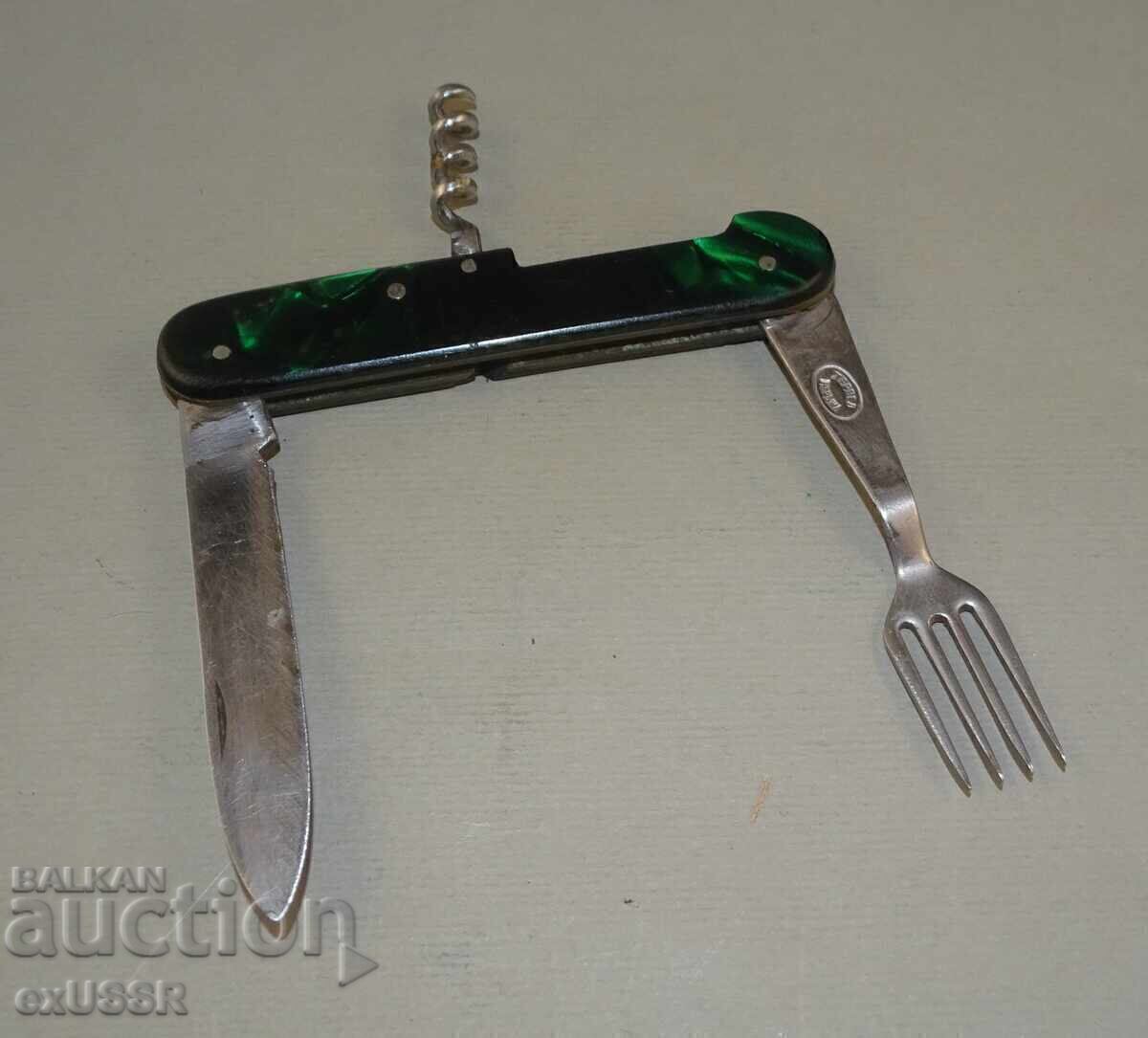 Briceag de buzunar turistic vechi cuțit PETKO DENEV - 5