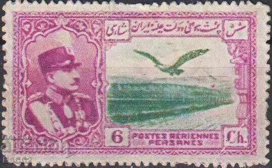 Timbre timbrat Șah Mohammad Reza Pahlavi 1935 din Iran