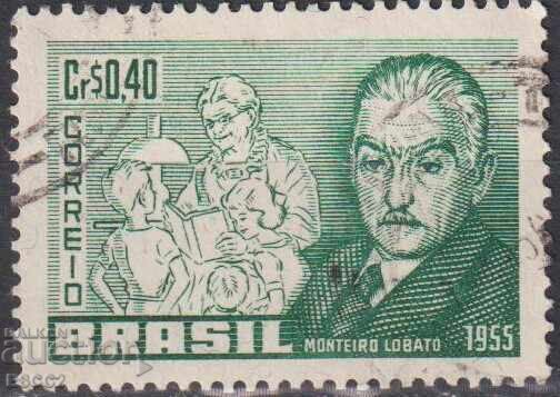 Σφραγίδα Monteiro Lobato συγγραφέας 1955 από Βραζιλία Σφραγίδα Monteiro Lobato συγγραφέας 1955 από Βραζιλία
