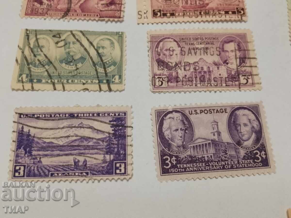 Auction Postage stamps USA -0.01 cents Auction Postage stamps USA -0.01 cents