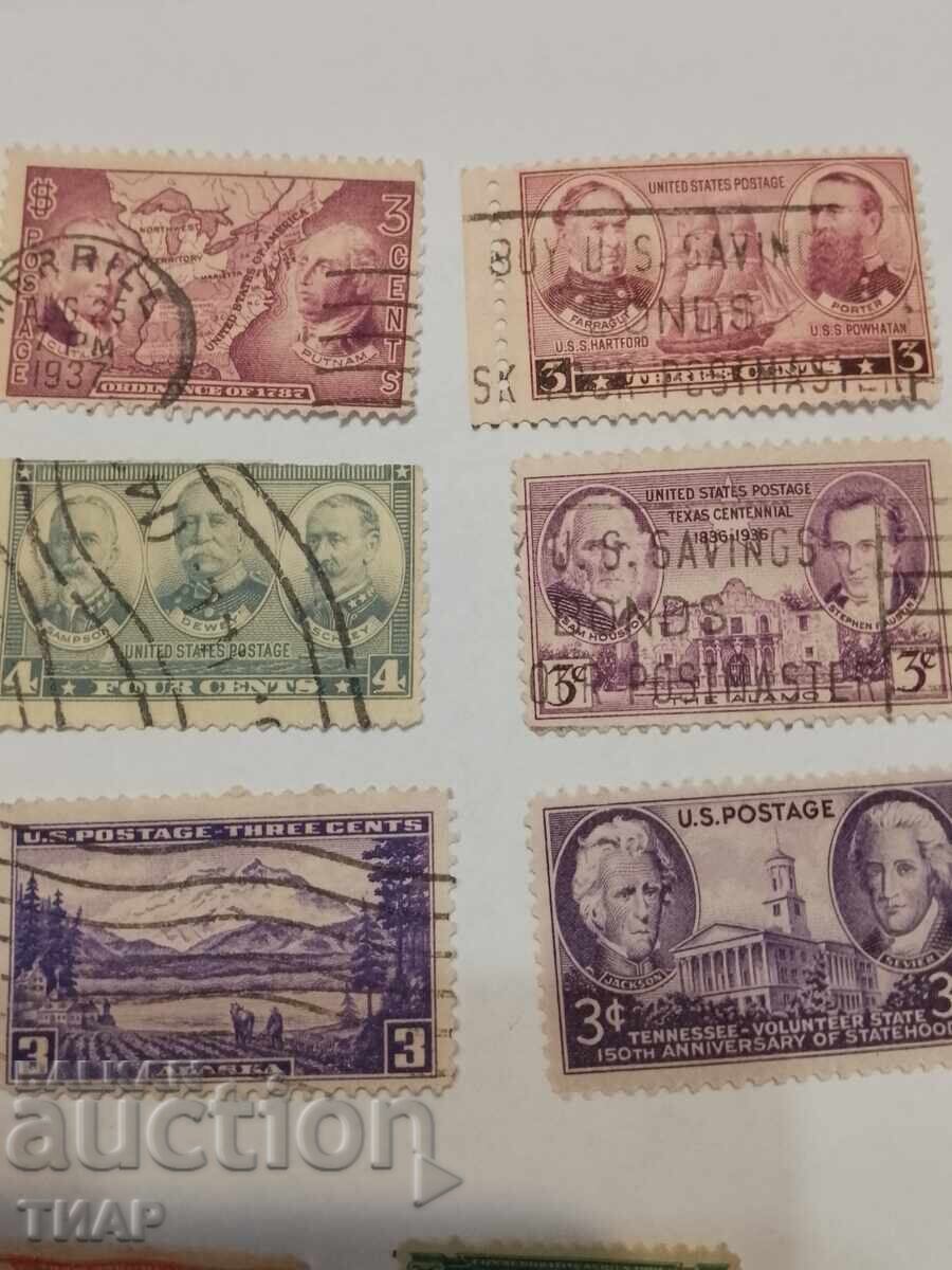 Postage stamps USA -0.01 cents Postage stamps USA -0.01 cents