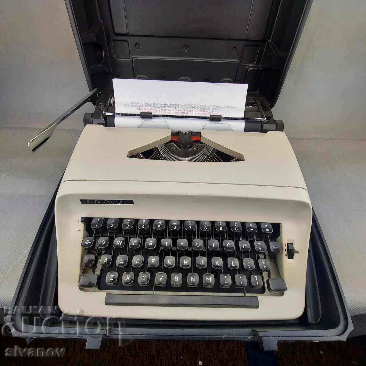 Old Chevron typewriter, made in Japan #3312 with price 49.99 BGN | € 25.56 Old Chevron typewriter, made in Japan #3312 with price 49.99 BGN | € 25.56