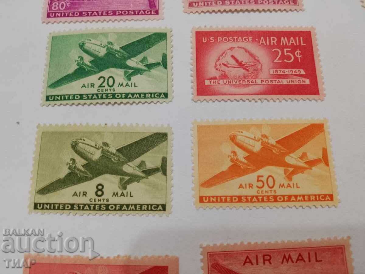 Licitație Timbre poștale SUA Poștă aeriană -0.01st Licitație Timbre poștale SUA Poștă aeriană -0.01st
