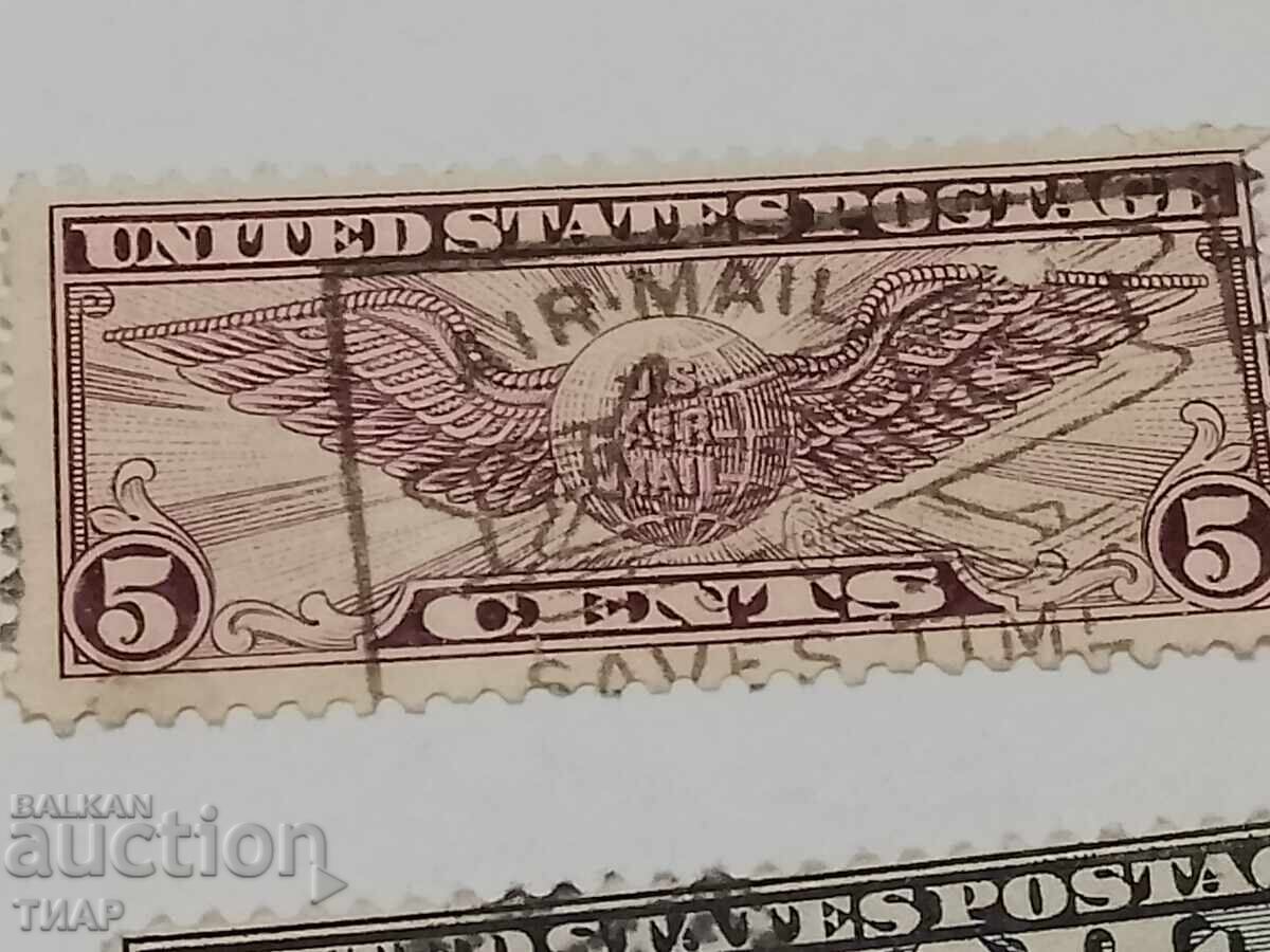 US Postage Stamps Air Mail - $0.01 - 6 US Postage Stamps Air Mail - $0.01 - 6