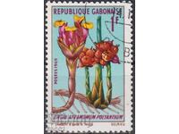 Timbre timbrat Flora Tsvetya 1969 din Gabon