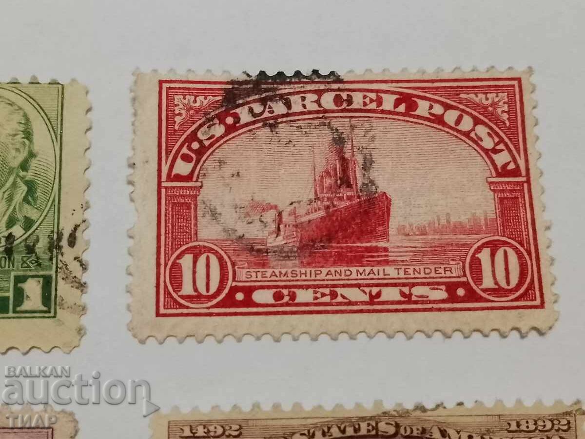 Postage stamps USA -0.01 cents - 6 Postage stamps USA -0.01 cents - 6