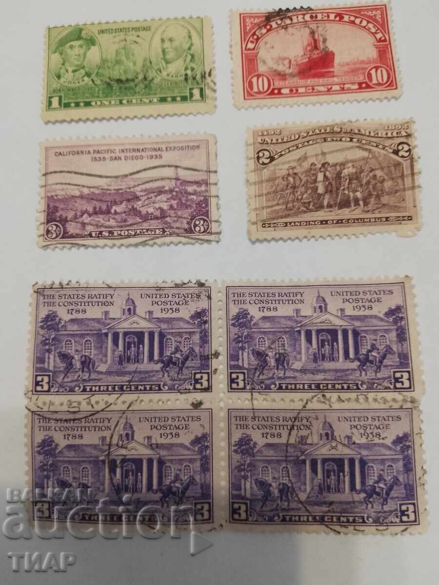 Postage stamps USA -0.01 cents Postage stamps USA -0.01 cents