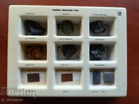 Veche colecție de manuale de geografie – „Minerale utile - Minereuri"