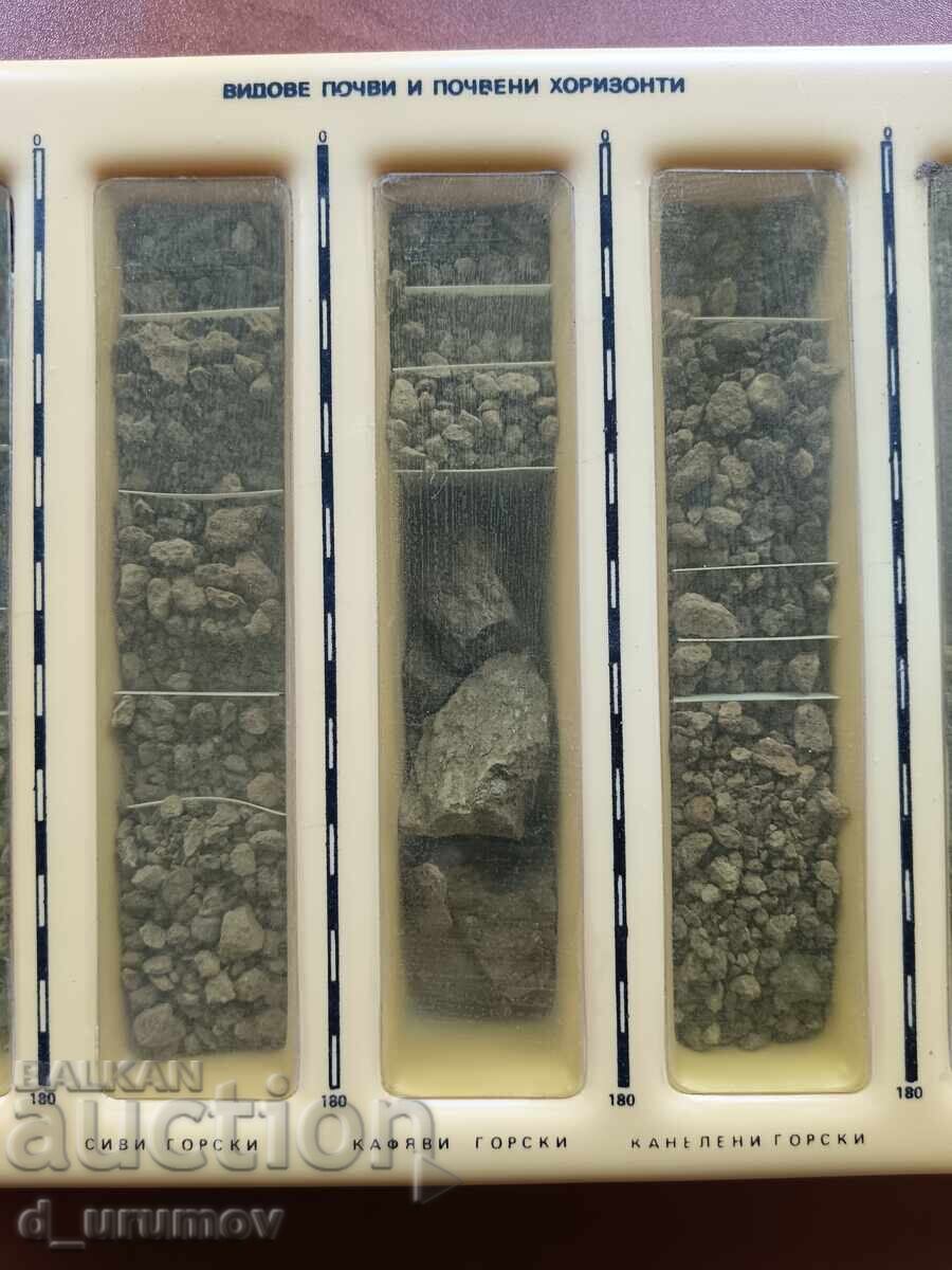 Licitație Colecție veche de manuale de geografie - "Tipuri de sol"