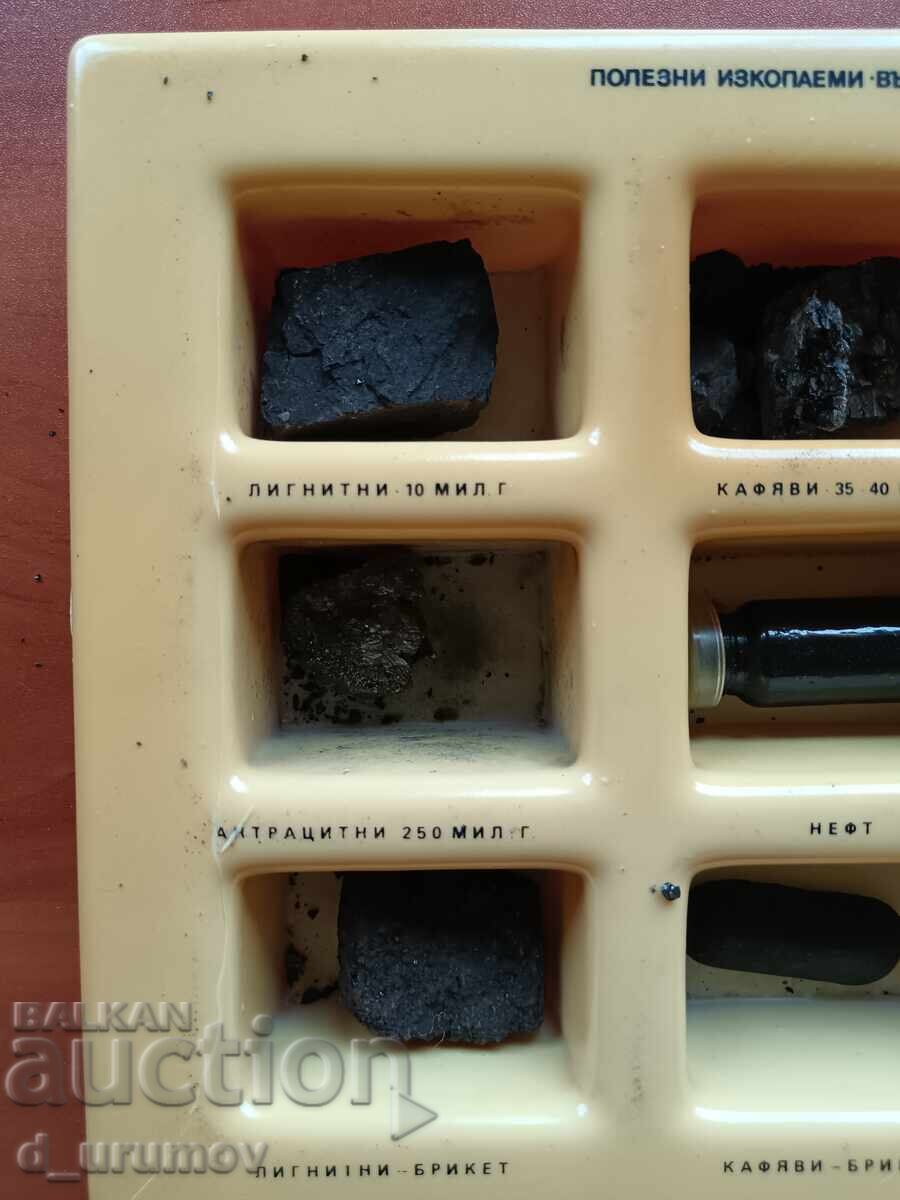 Colecție veche de manuale de geografie – „Resurse minerale – Cărbune" cu preț 20.00 BGN | € 10.23