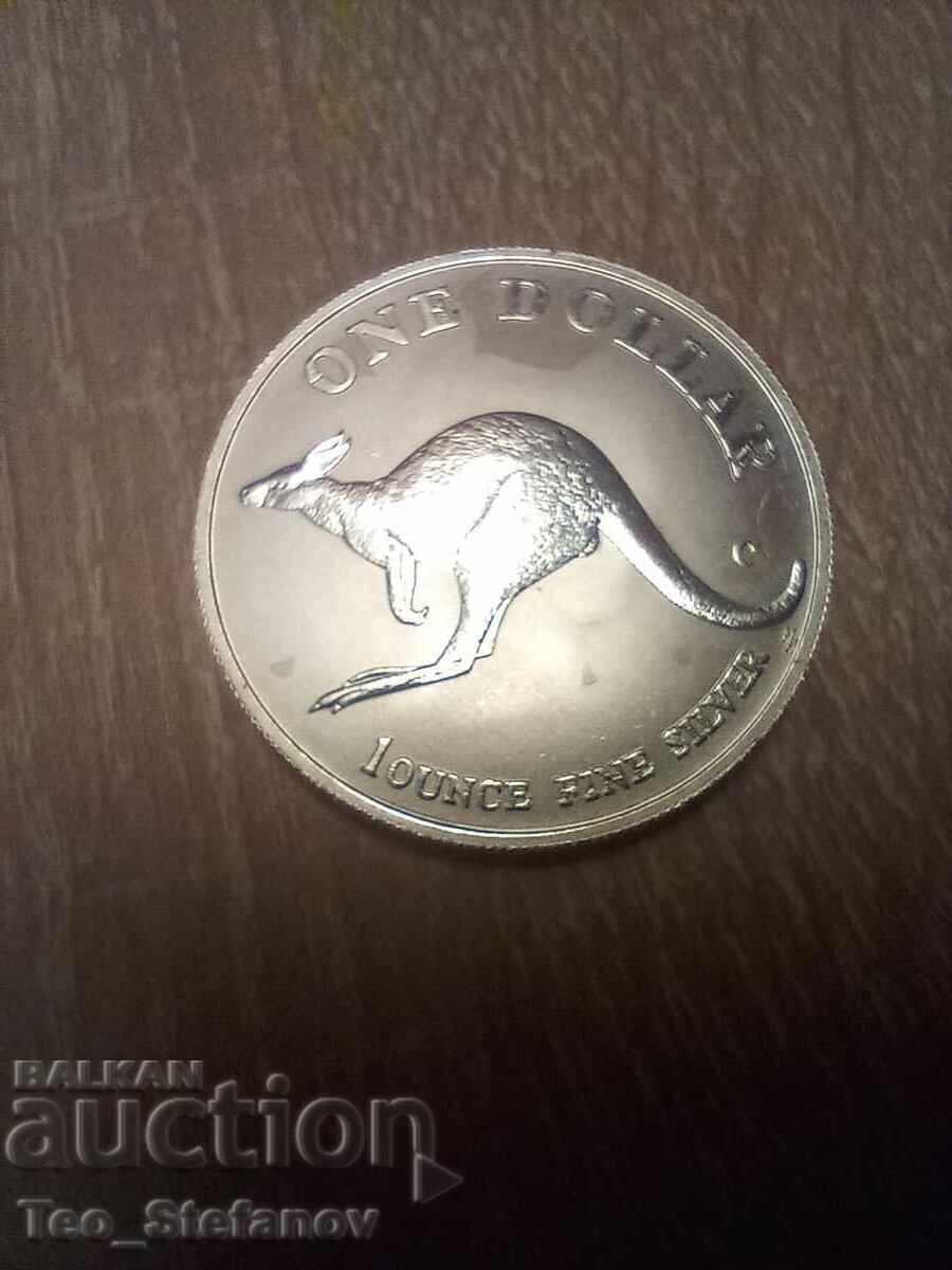 1 долар 1998 Австралия 1 oz сребро рядка с цена 135.00 лв. | € 69.02 1 долар 1998 Австралия 1 oz сребро рядка с цена 135.00 лв. | € 69.02