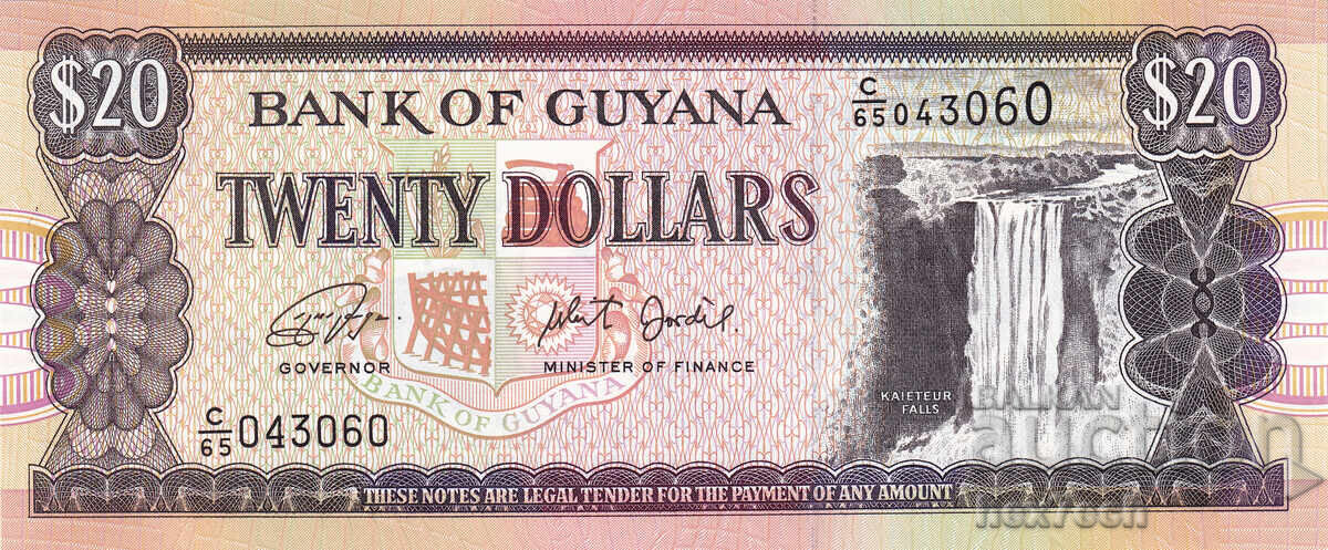 ❤️ ⭐ Γουιάνα 1996-2018 20 $ UNC Νέο ⭐ ❤️ με τιμή 1.99 BGN | € 1.02 ❤️ ⭐ Γουιάνα 1996-2018 20 $ UNC Νέο ⭐ ❤️ με τιμή 1.99 BGN | € 1.02