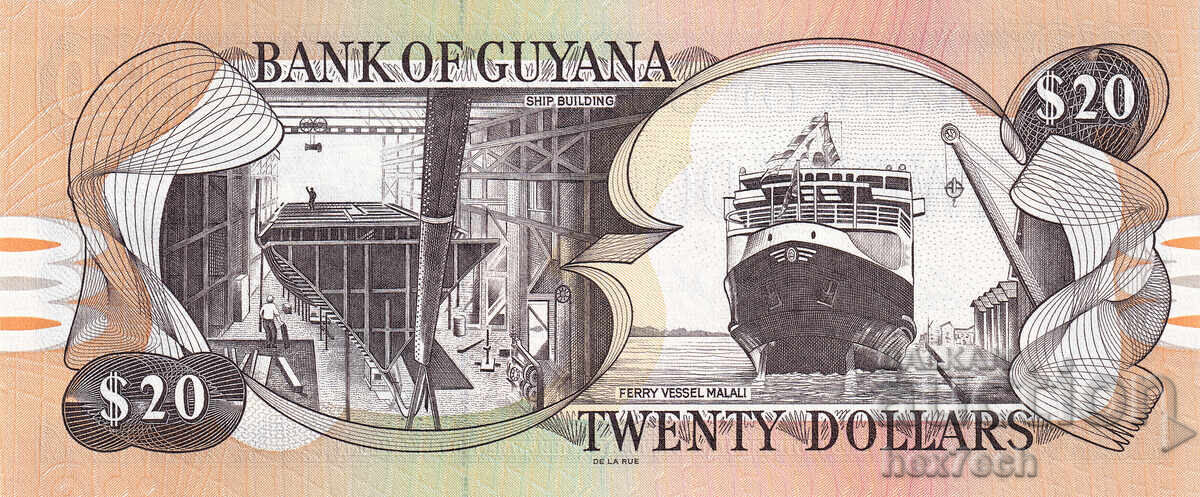 Δημοπρασία ❤️ ⭐ Γουιάνα 1996-2018 20 $ UNC Νέο ⭐ ❤️ Δημοπρασία ❤️ ⭐ Γουιάνα 1996-2018 20 $ UNC Νέο ⭐ ❤️