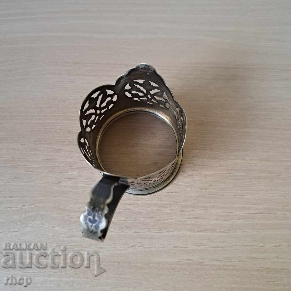 Silver and Nielo Kubachi Cup Holder Silver 875 - 5