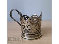 Silver and Nielo Kubachi Cup Holder Silver 875