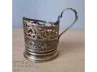 Silver and Nielo Kubachi Cup Holder Silver 875