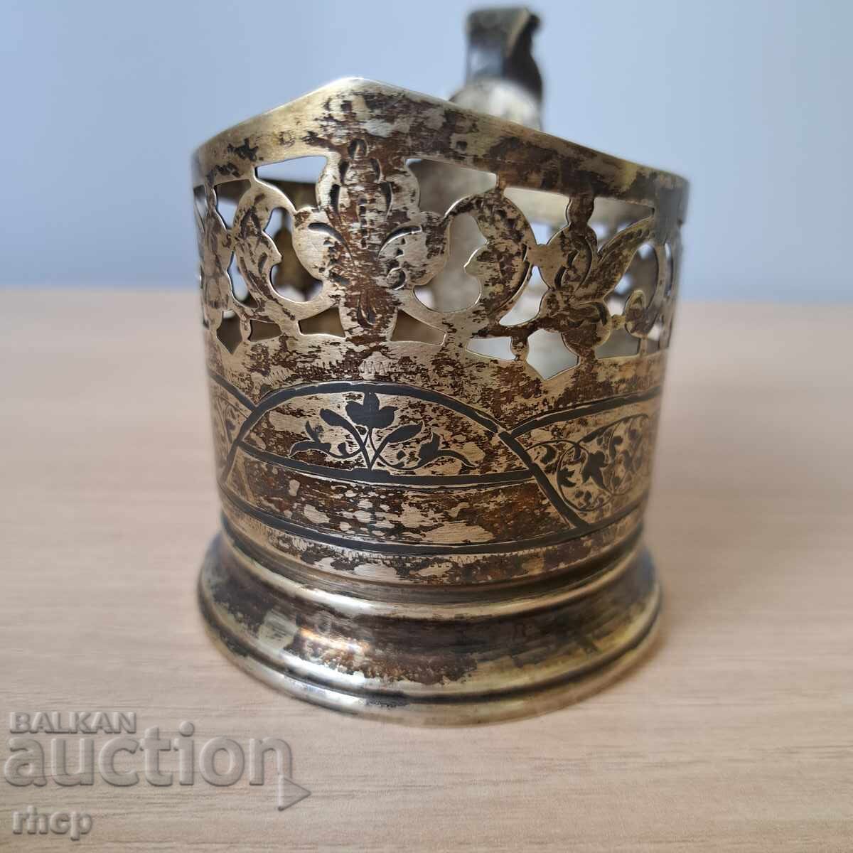 Silver and Nielo Kubachi Cup Holder Silver 875 with price 350.90 BGN | € 179.41