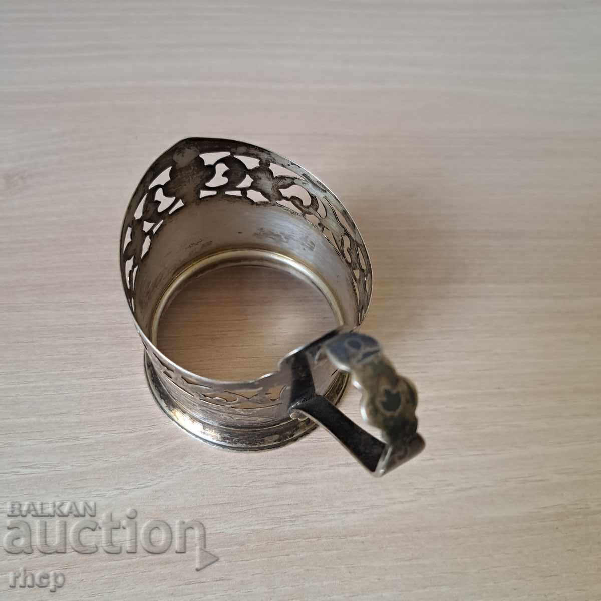 Silver and Nielo Kubachi Cup Holder Silver 875 - 5