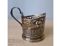 Silver and Nielo Kubachi Cup Holder Silver 875
