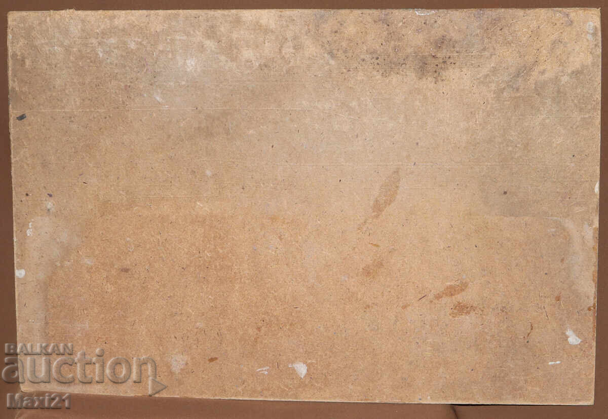 Peisaj marin cu bărci, pictură în ulei - 7