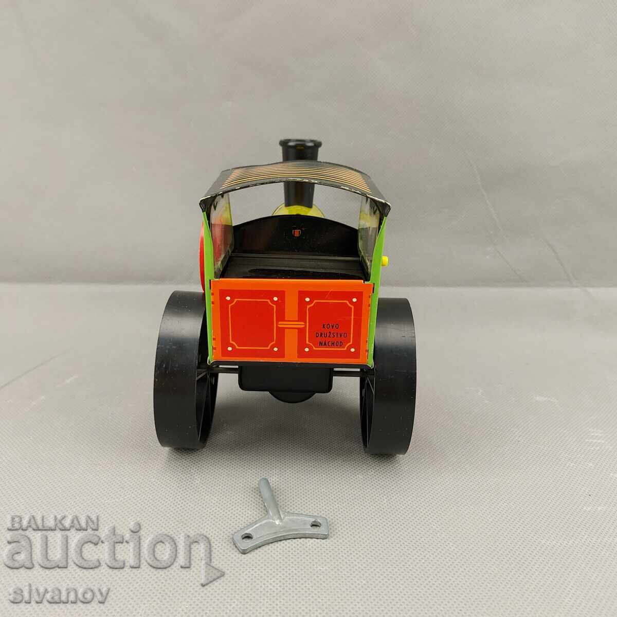 Auction Old toy steamroller metal No. 523 KDM Czechoslovakia #3584 Auction Old toy steamroller metal No. 523 KDM Czechoslovakia #3584
