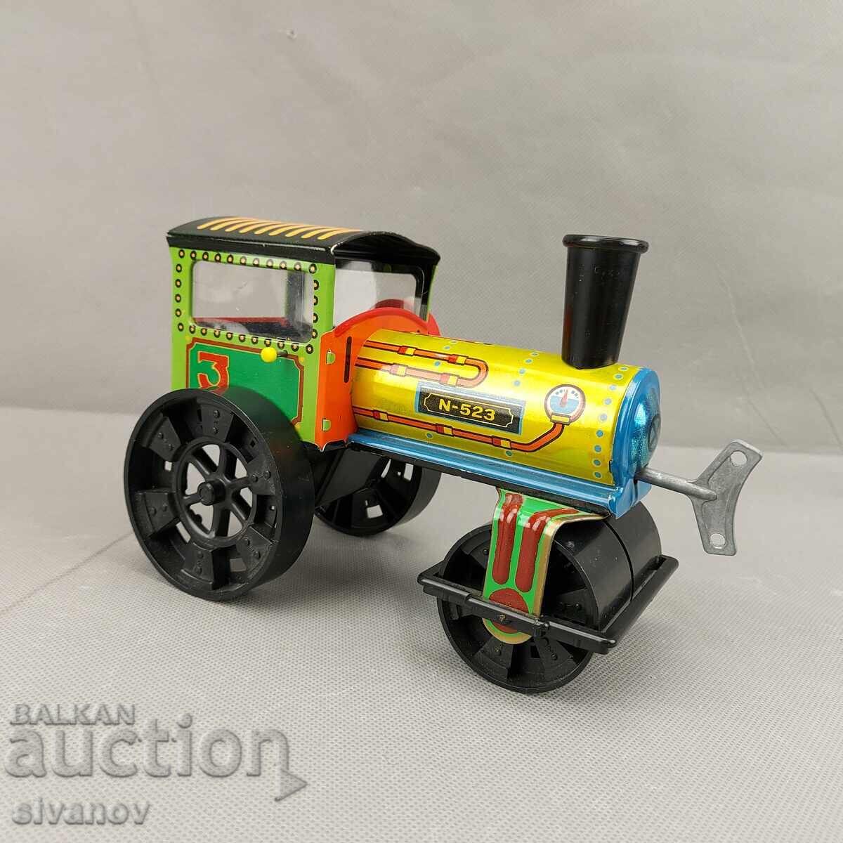 Old toy steamroller metal No. 523 KDM Czechoslovakia #3584 Old toy steamroller metal No. 523 KDM Czechoslovakia #3584