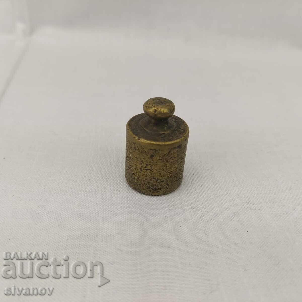 Veche greutate de bronz 50 gr. greutate pentru cântar #3604