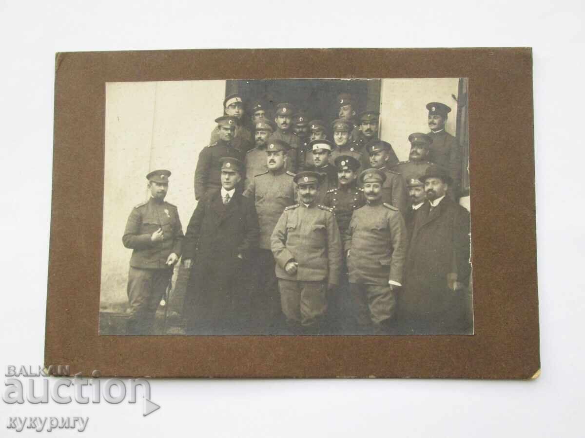 Old military photo, military, hard cardboard, studio, Niš Old military photo, military, hard cardboard, studio, Niš