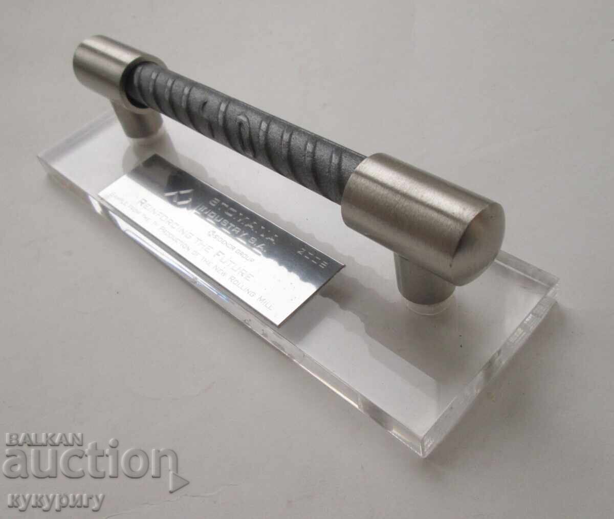 Delivery of Presspaper advertising decoration for desk, Stomana Pernik factory