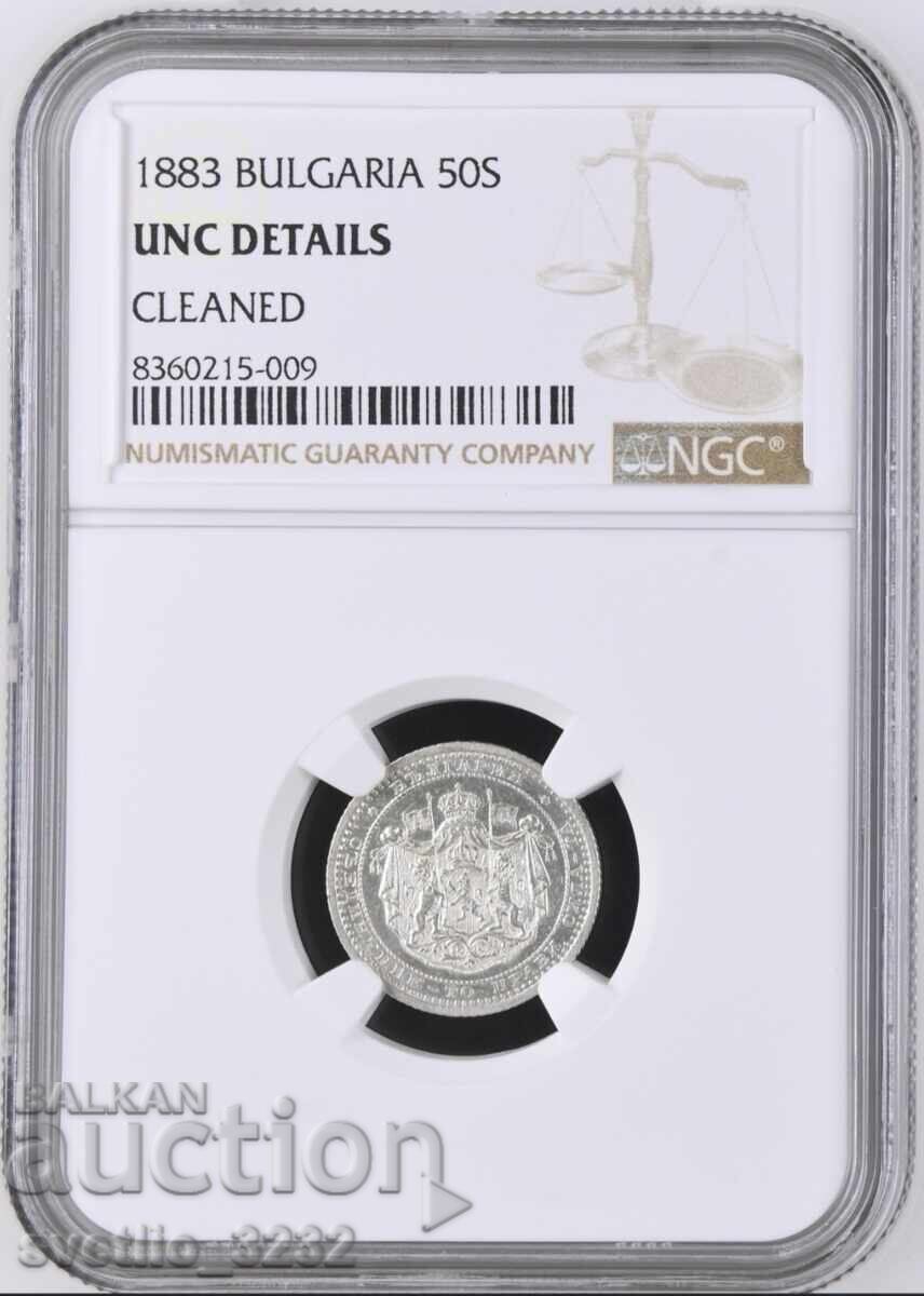 50 Stotinki 1883 UNC NGC