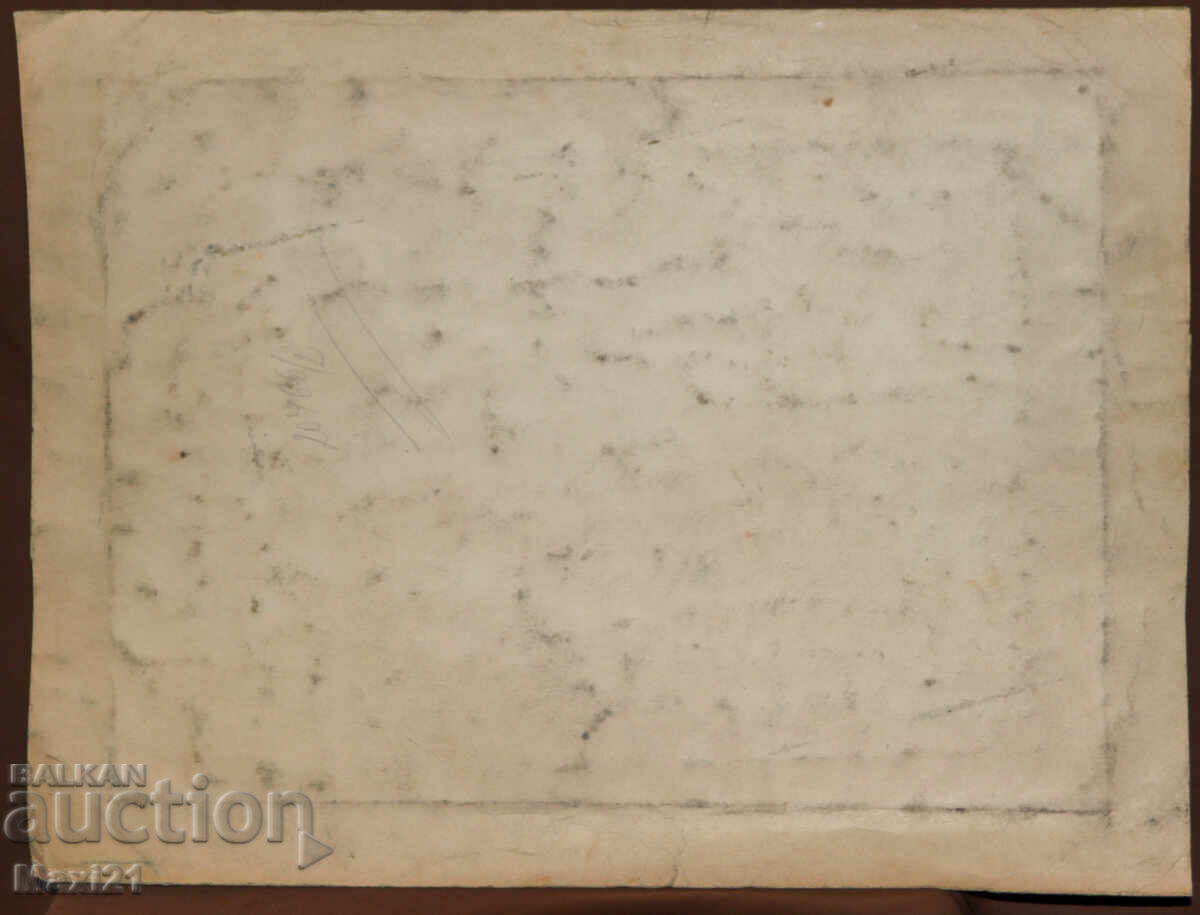 Tablou în ulei, țărm stâncos de mare, peisaj - 7