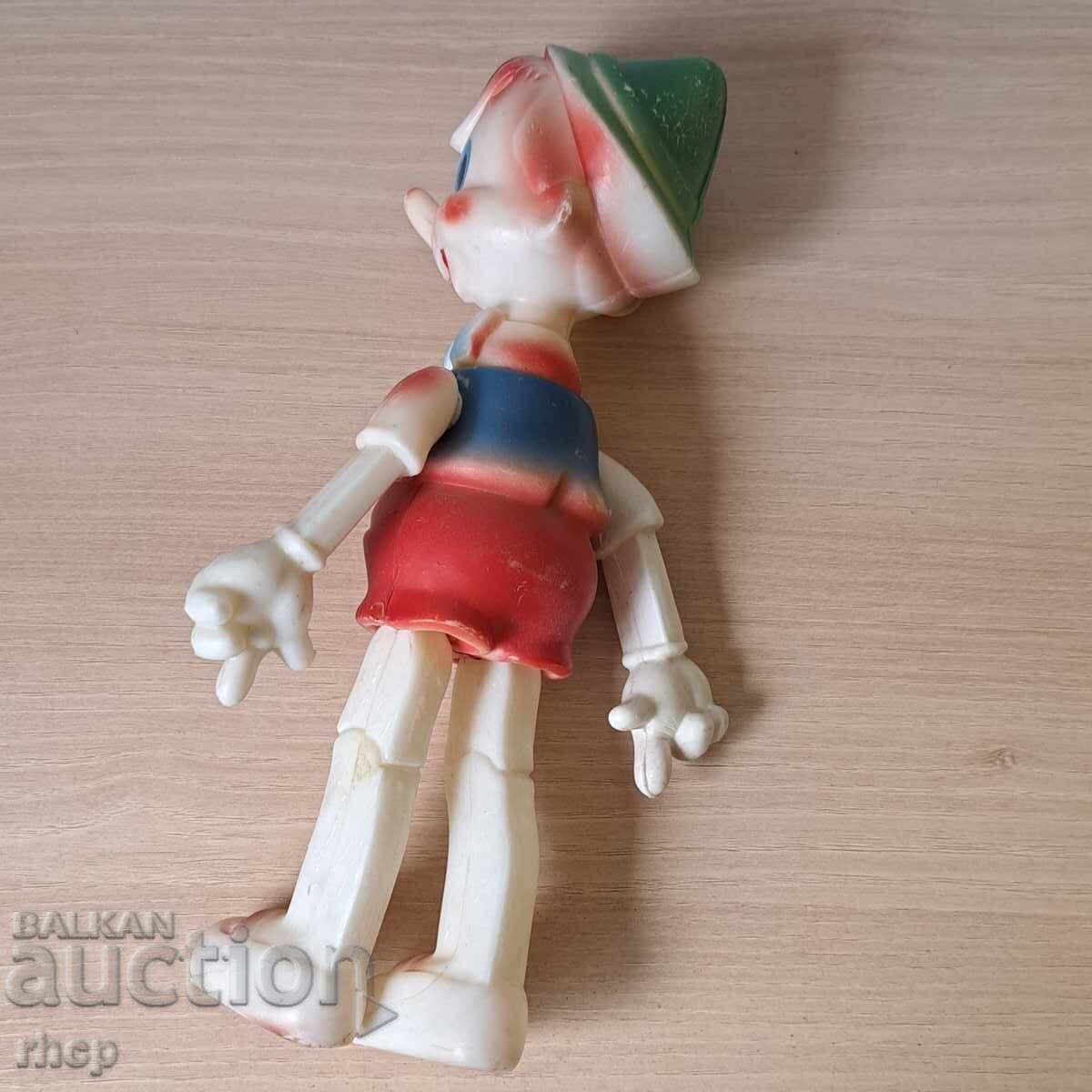 Pinocchio Buratino jucărie veche sovietică păpușă cu preț 18.00 BGN | € 9.20