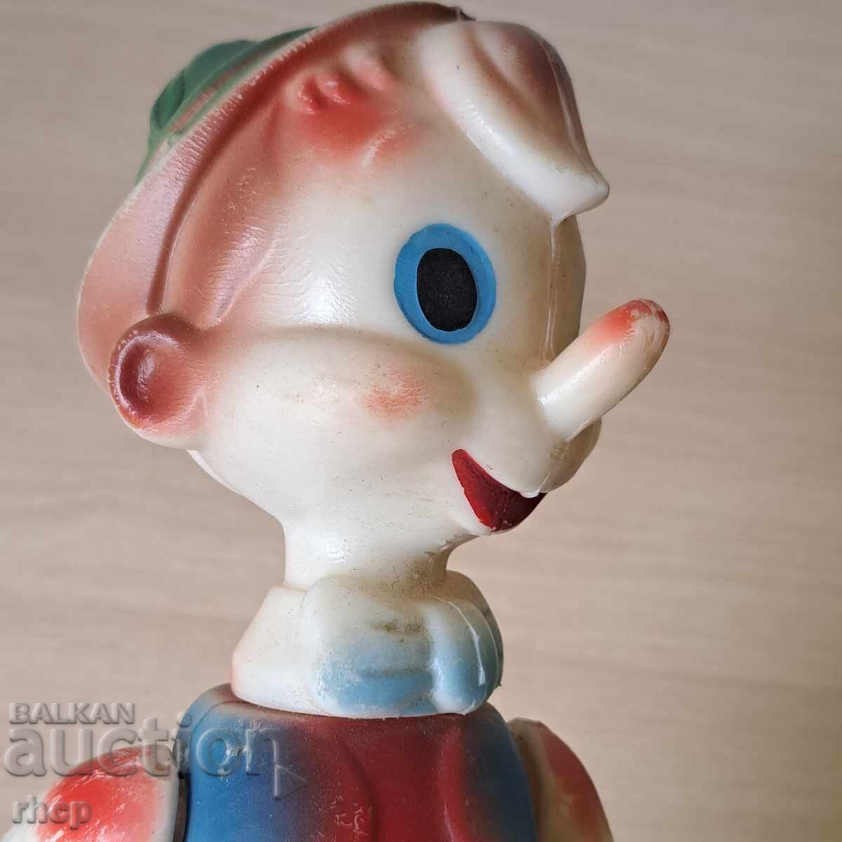 Licitație Pinocchio Buratino jucărie veche sovietică păpușă