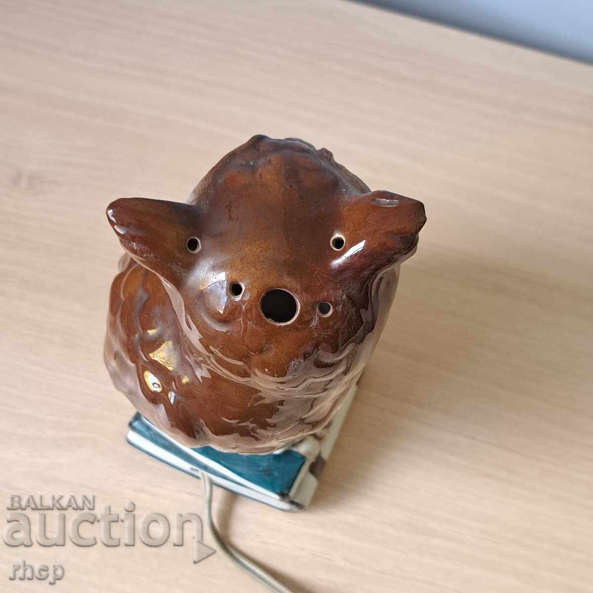 Delivery of Porcelain lamp figure owl old Soviet