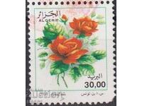 Stamped Flora Flowers Roses 2004 stamp from Algeria