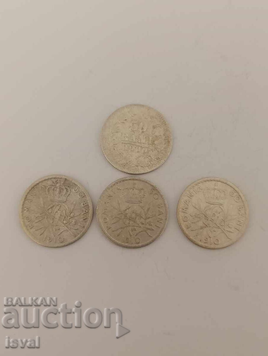 50 bani - 1900, 1910 - Lot 50 bani - 1900, 1910 - Lot