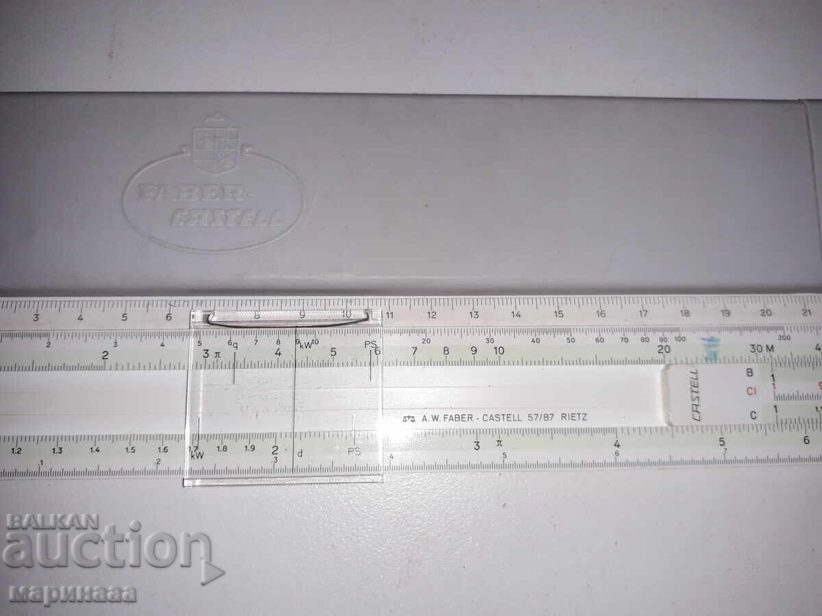 Аукцион ЛОГАРИТМИЧНА ЛИНИЯ. ''FABER-CASTELL'' ГЕРМАНИЯ